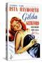 Gilda, Rita Hayworth, Spanish Poster Art, 1946-null-Stretched Canvas