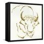 Gilded Bison-Chris Paschke-Framed Stretched Canvas