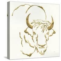 Gilded Bison-Chris Paschke-Stretched Canvas