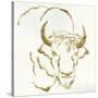 Gilded Bison-Chris Paschke-Stretched Canvas