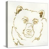 Gilded Black Bear-Chris Paschke-Stretched Canvas