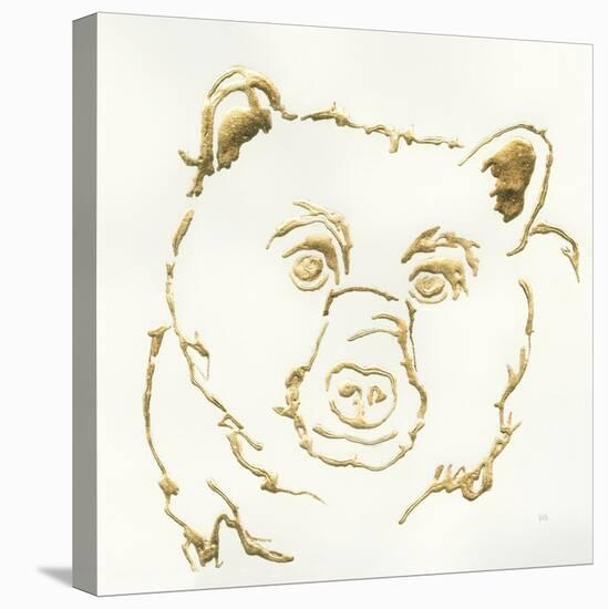 Gilded Black Bear-Chris Paschke-Stretched Canvas