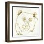 Gilded Black Bear-Chris Paschke-Framed Art Print