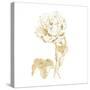 Gilded Botanical VII Sq-Wild Apple Portfolio-Stretched Canvas