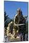 Gilded Bronze Statue of Perseus, Grand Cascade-null-Mounted Giclee Print