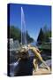 Gilded Bronze Statues, Grand Cascade-null-Stretched Canvas