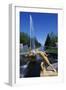 Gilded Bronze Statues, Grand Cascade-null-Framed Giclee Print