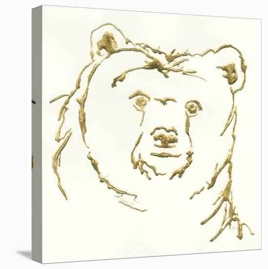 Gilded Brown Bear-Chris Paschke-Stretched Canvas