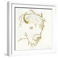 Gilded Buffalo-Chris Paschke-Framed Art Print