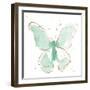 Gilded Butterflies II Mint-Shirley Novak-Framed Art Print