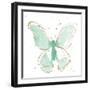 Gilded Butterflies II Mint-Shirley Novak-Framed Art Print