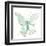 Gilded Butterflies II Mint-Shirley Novak-Framed Art Print