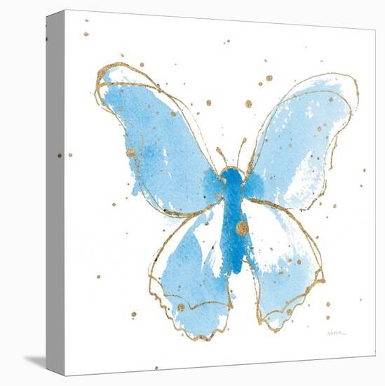 Gilded Butterflies II-Shirley Novak-Stretched Canvas