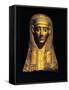 Gilded Cartonnage Mummy Mask-null-Framed Stretched Canvas
