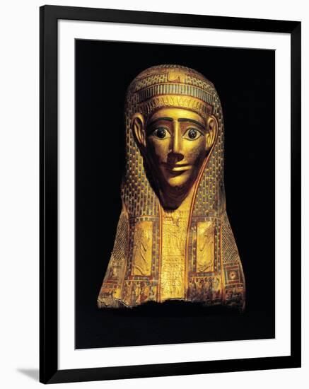 Gilded Cartonnage Mummy Mask-null-Framed Giclee Print