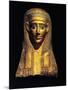 Gilded Cartonnage Mummy Mask-null-Mounted Giclee Print