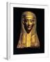 Gilded Cartonnage Mummy Mask-null-Framed Giclee Print