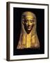 Gilded Cartonnage Mummy Mask-null-Framed Giclee Print