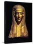 Gilded Cartonnage Mummy Mask-null-Stretched Canvas