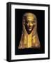 Gilded Cartonnage Mummy Mask-null-Framed Giclee Print