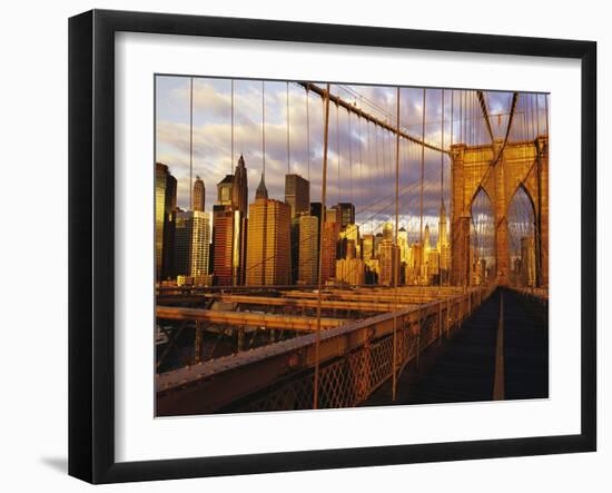 Gilded City-Bob Krist-Framed Giclee Print