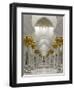 Gilded Columns Lead to the Main Prayer Hall of Sheikh Zayed Bin Sultan Al Nahyan Mosque, Abu Dhabi-null-Framed Photographic Print