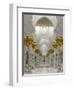 Gilded Columns Lead to the Main Prayer Hall of Sheikh Zayed Bin Sultan Al Nahyan Mosque, Abu Dhabi-null-Framed Photographic Print