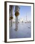 Gilded Columns of Sheikh Zayed Bin Sultan Al Nahyan Mosque, Abu Dhabi, United Arab Emirates-null-Framed Photographic Print