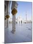 Gilded Columns of Sheikh Zayed Bin Sultan Al Nahyan Mosque, Abu Dhabi, United Arab Emirates-null-Mounted Photographic Print