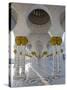 Gilded Columns of Sheikh Zayed Bin Sultan Al Nahyan Mosque, Abu Dhabi, United Arab Emirates-null-Stretched Canvas