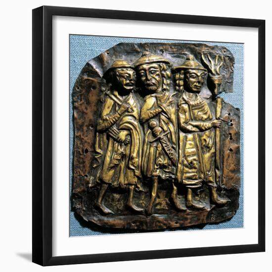 Gilded Copper Foil-null-Framed Giclee Print