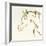 Gilded Cowpony-Chris Paschke-Framed Art Print