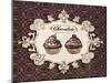 Gilded Cupcakes-Stefania Ferri-Mounted Art Print
