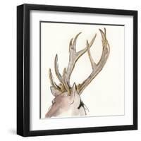 Gilded Deer-Chris Paschke-Framed Art Print