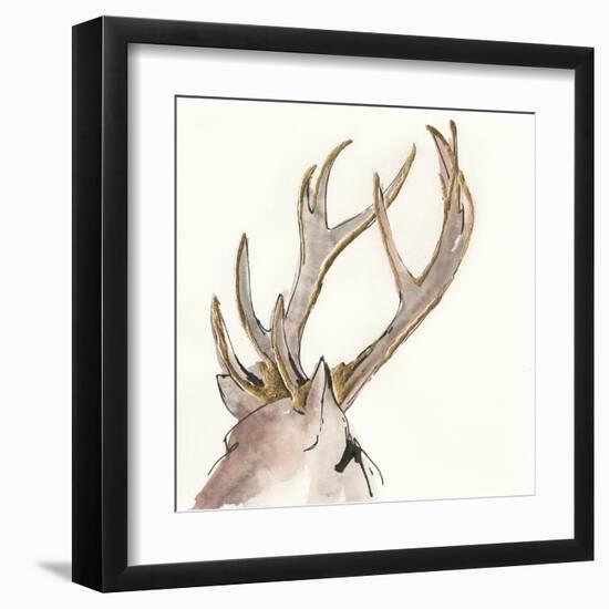 Gilded Deer-Chris Paschke-Framed Art Print