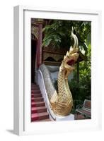 Gilded Dragon Outside Wat Phra Kaew Temple-Stuart Black-Framed Photographic Print