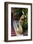 Gilded Dragon Outside Wat Phra Kaew Temple-Stuart Black-Framed Photographic Print