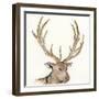 Gilded Elk-Chris Paschke-Framed Art Print