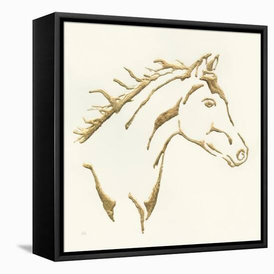 Gilded Filly-Chris Paschke-Framed Stretched Canvas