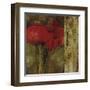Gilded Floral - Bud-Georgie-Framed Giclee Print