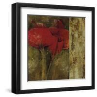 Gilded Floral - Bud-Georgie-Framed Giclee Print