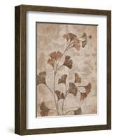 Gilded Gingko 1-Ariane Martine-Framed Art Print