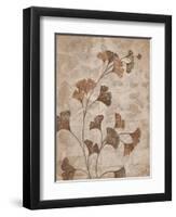 Gilded Gingko 1-Ariane Martine-Framed Art Print