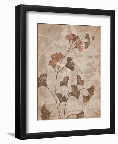 Gilded Gingko 1-Ariane Martine-Framed Art Print