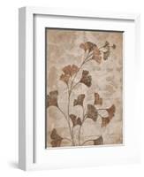 Gilded Gingko 1-Ariane Martine-Framed Art Print