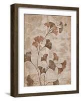 Gilded Gingko 1-Ariane Martine-Framed Art Print