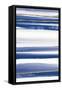 Gilded Grey III Indigo and White Crop-Chris Paschke-Framed Stretched Canvas