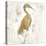 Gilded Heron I-Jennifer Goldberger-Stretched Canvas