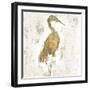 Gilded Heron I-Jennifer Goldberger-Framed Art Print