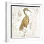 Gilded Heron I-Jennifer Goldberger-Framed Art Print